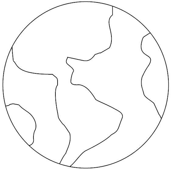 Трафарет земли