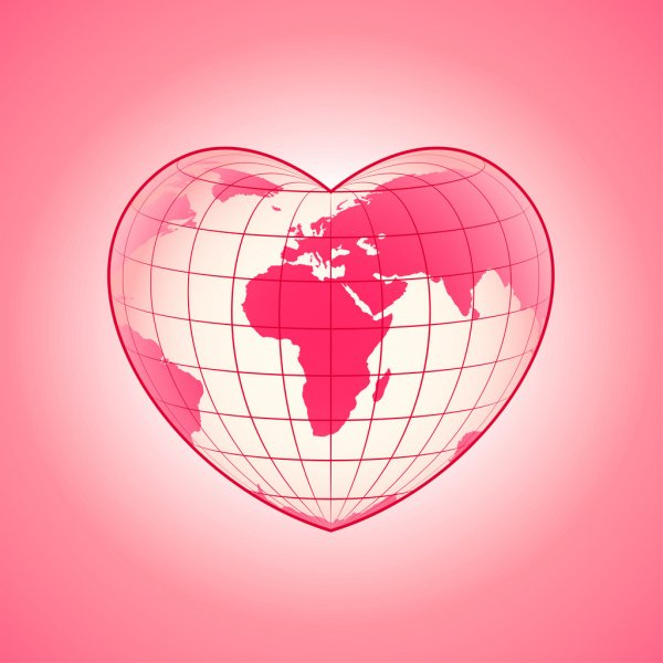 Планета с сердечком