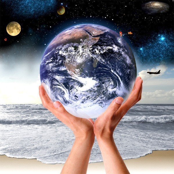 Планета в руках человека