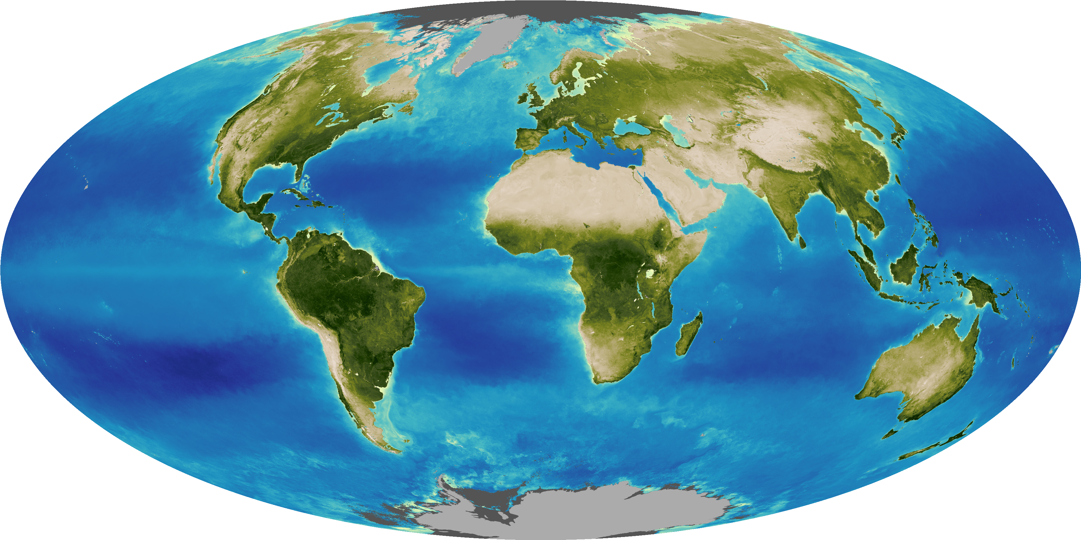 Глобус материков и океанов