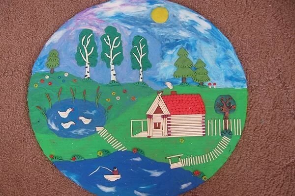 Аппликация на экологическую тему