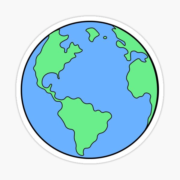 Наклейка земля
