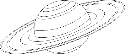 Сатурн раскраска