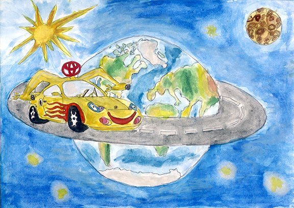 Рисунок на тему путешествие