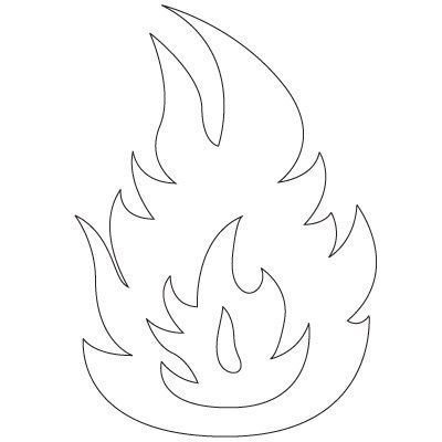 Огонь шаблон