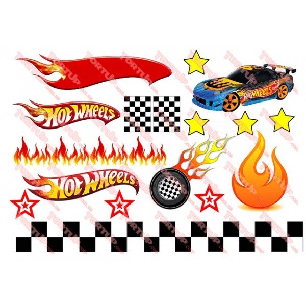 Табличка в стиле хот Вилс