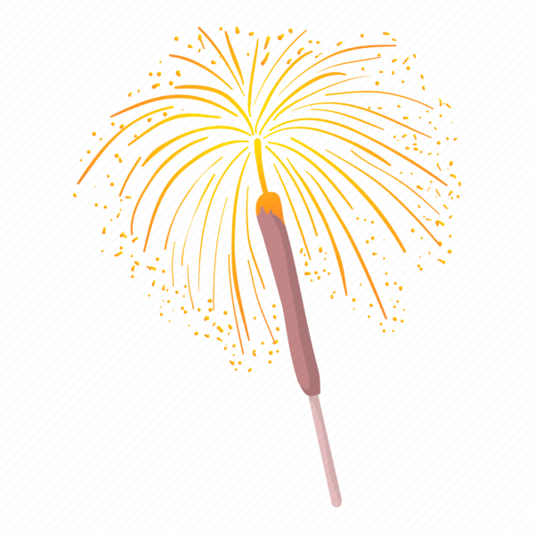 Бенгальский огонек вектор