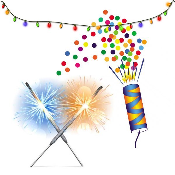 Хлопушки бенгальские огни и фейерверки