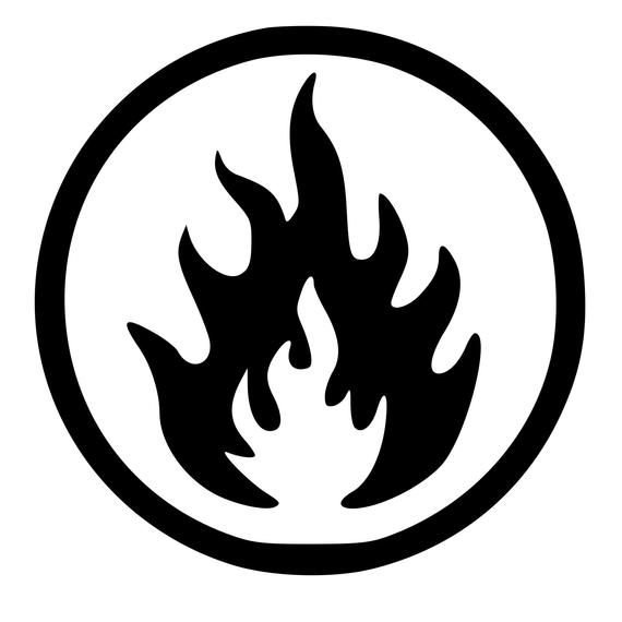 Символы огня круг