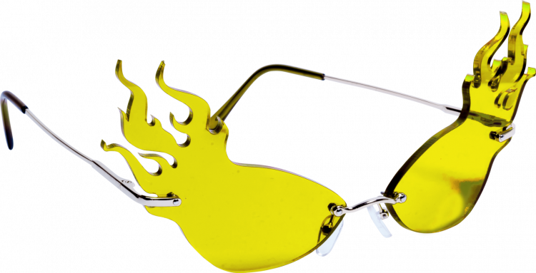 Очки Огонь Рисунок