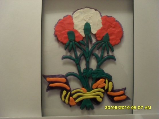 Картина из пластилина день Победы