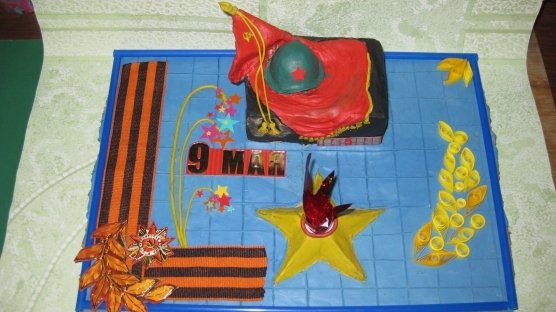Макеты на 9 мая из пластилина