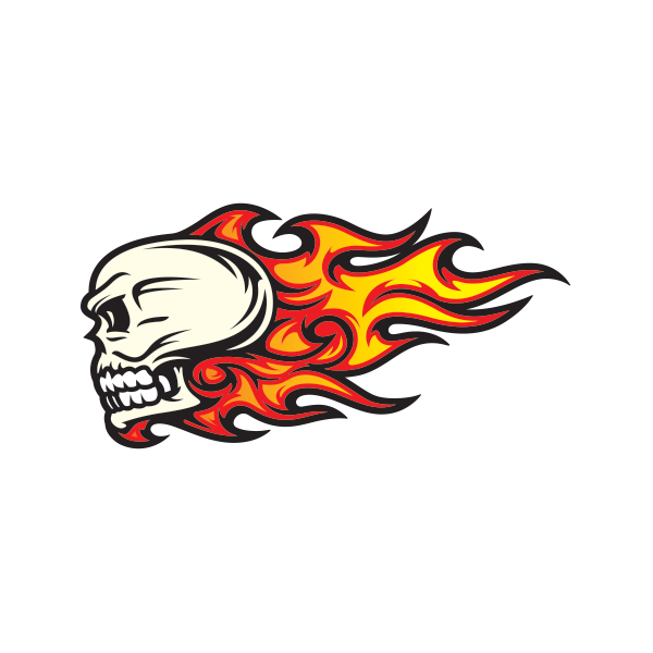 Крутые наклейки пламя