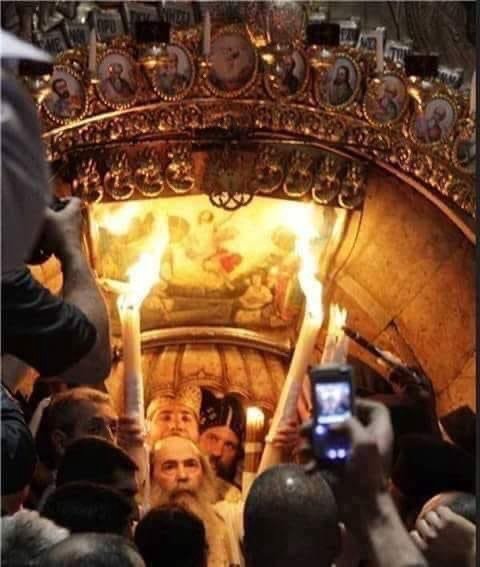 Великая суббота Сошествие Благодатного огня