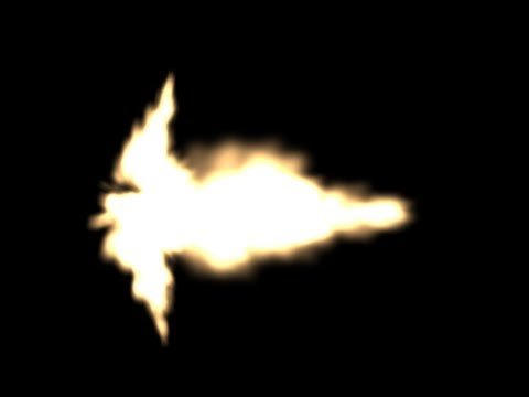 Огонь от выстрела