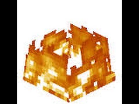 Огненный блок в МАЙНКРАФТЕ