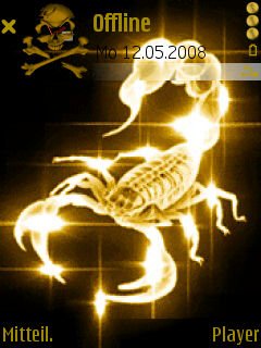 Сверкающий красивый Скорпион