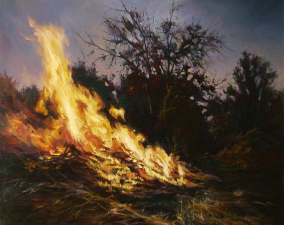 Картины с огнем известных художников