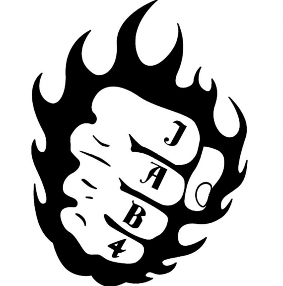 Логотип кулак и пламя