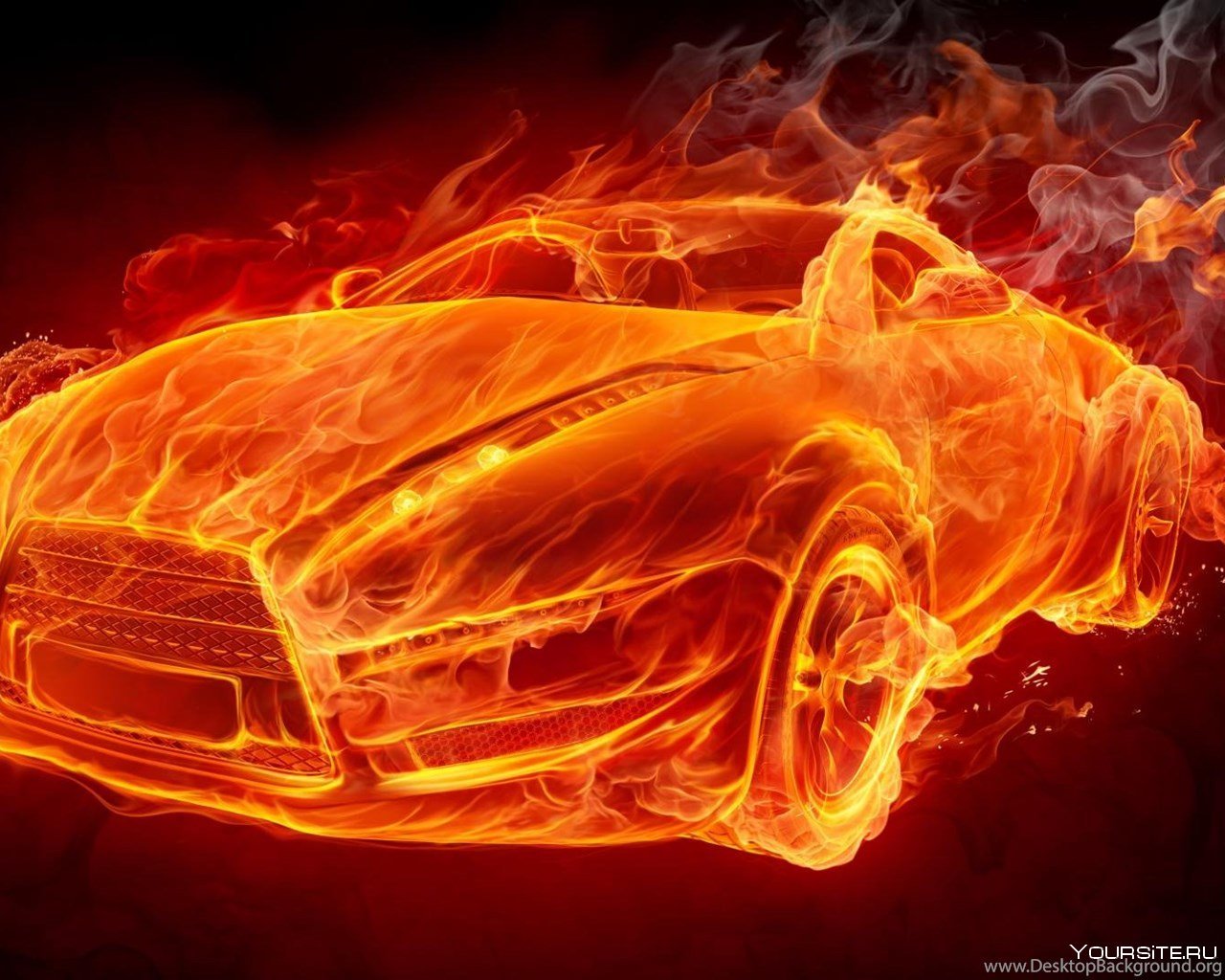 Огонь, пламя, языки пламени 🔥 аэрография пленкой на автомобиль, мотоцикл, шлем