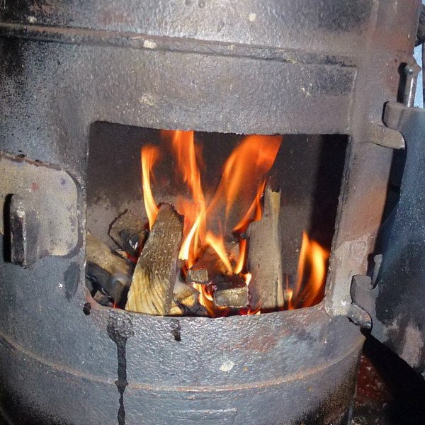 Печь буржуйка огонек 125