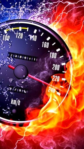 Огненный спидометр