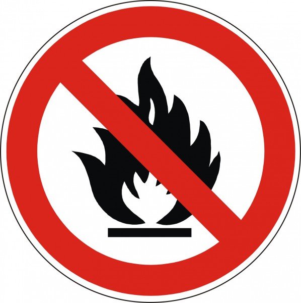 Знак не разжигать огонь
