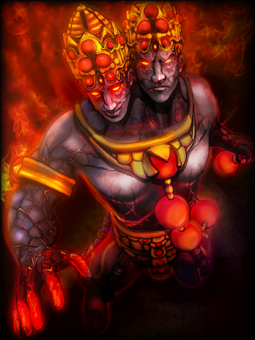 Агни Бог огня фэнтези