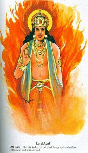 Бог Агни в древней Индии