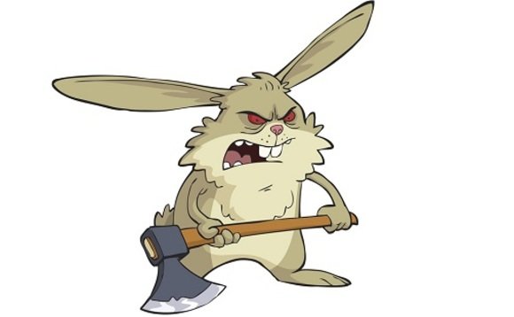 Боевой кролик в действии