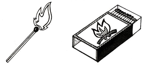 Спички раскраска