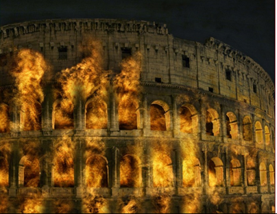 Пожары Колизея в Италии