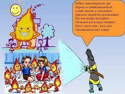 Опасность огня