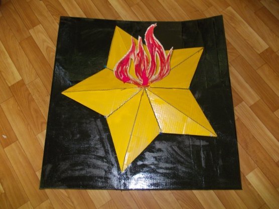 Поделка в сад вечный огонь