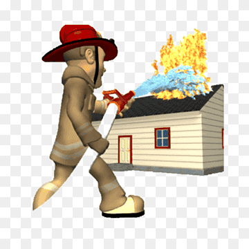 Пожарный анимация