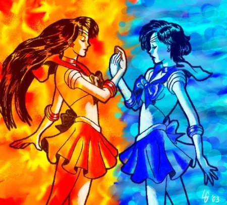 Рисунки в стиле девочек стихий