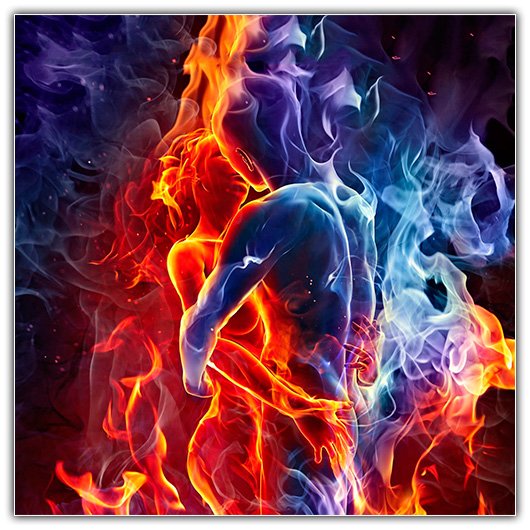 Мужчина и женщина стихии