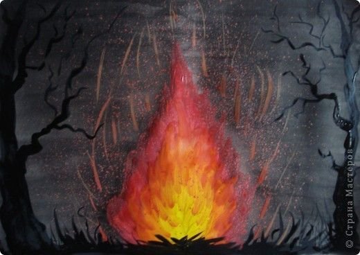 Огонь в изобразительном искусстве