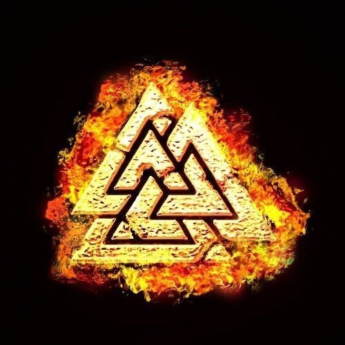 Валькнут в огне