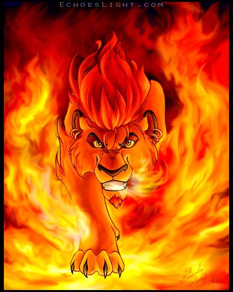 Огненная львица