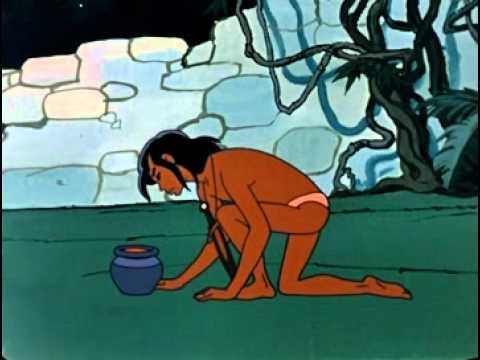 Маугли мультфильм 1973 красный цветок