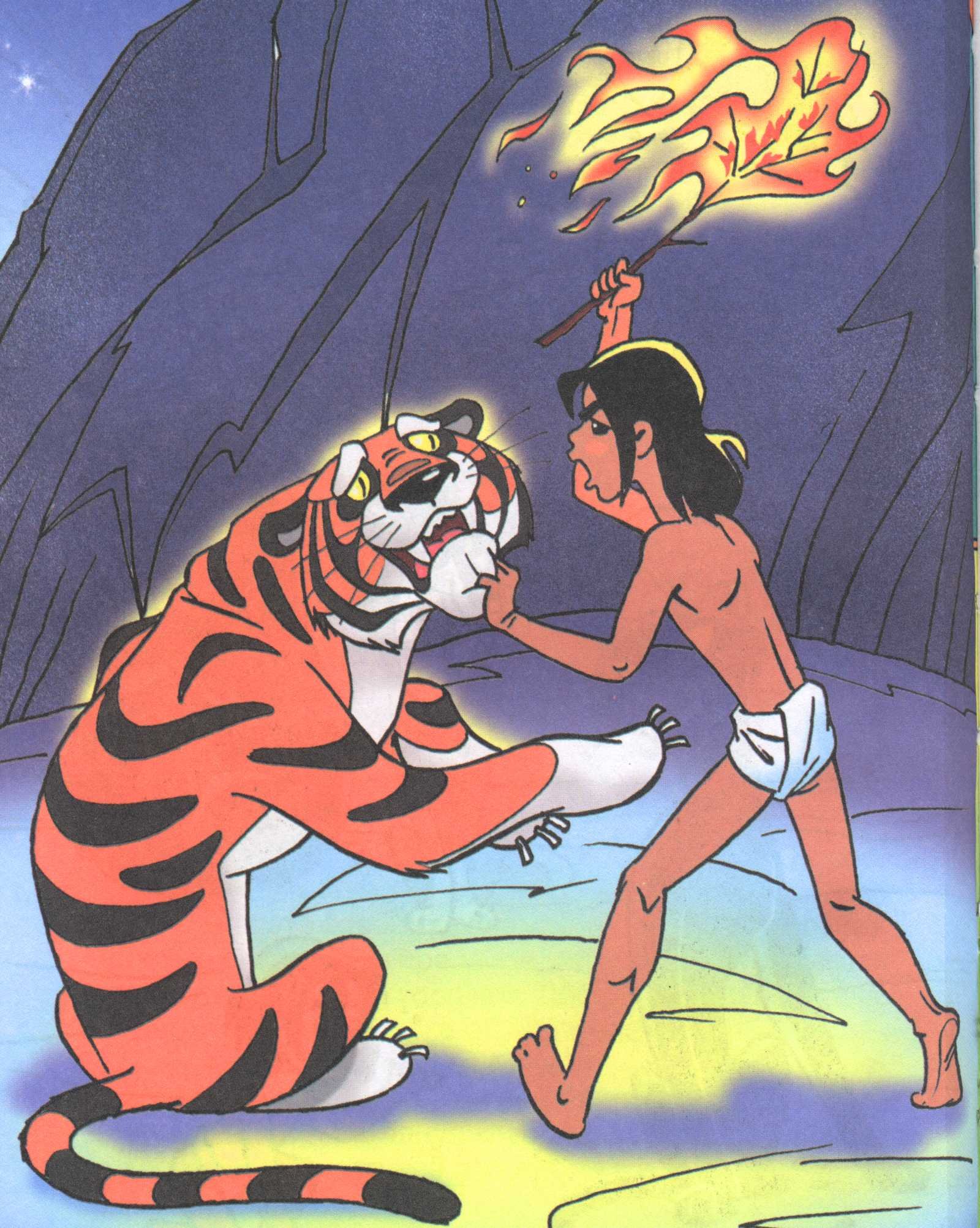 Тигр из мультфильма маугли. Маугли 1973 Шерхан. Шерхан Маугли. Шерхан из Маугли 1973. Маугли книга Шерхан.