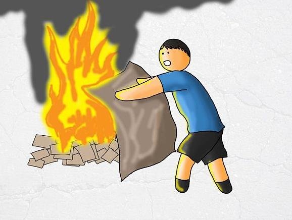 Покрывало для тушения пожара