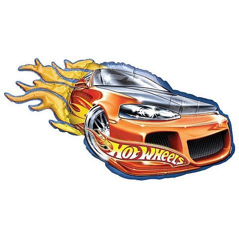 Машинка хот Вилс с пламенем