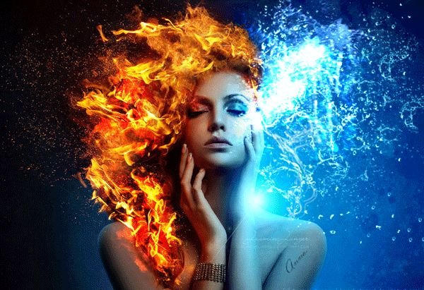 Огненные и водные девушки