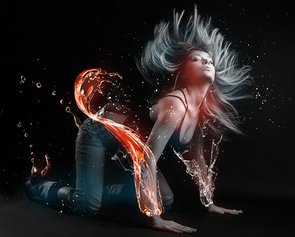 Девушка взрыв эмоций