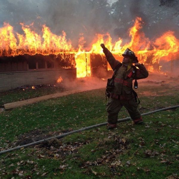 Пожар прикол