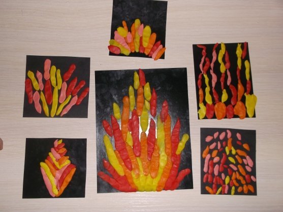 Аппликация огонь