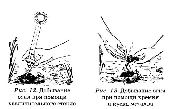 Способы разжигания костра