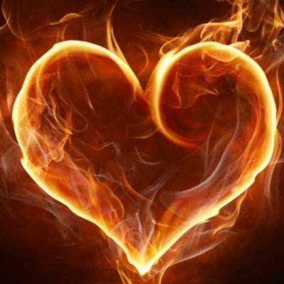 Огненное сердце на земле